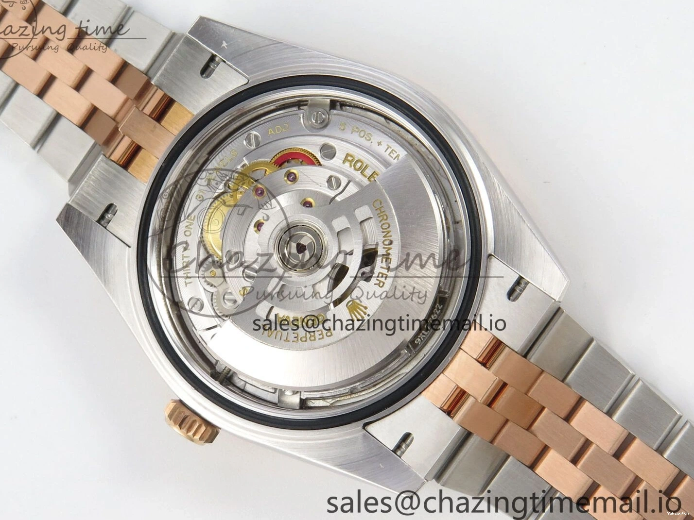 (Weighted) ARF Jubilee RG Best SH3235 SS 126331 Edition 1:1 Dial 41 RG Diaomonds DateJust on Bracelet 0522
